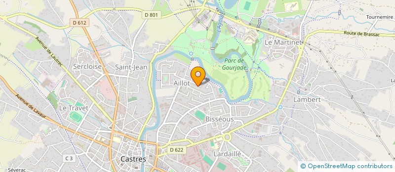 localisation de l'entreprise MONSIEUR MIGUEL GONCALVES à CASTRES