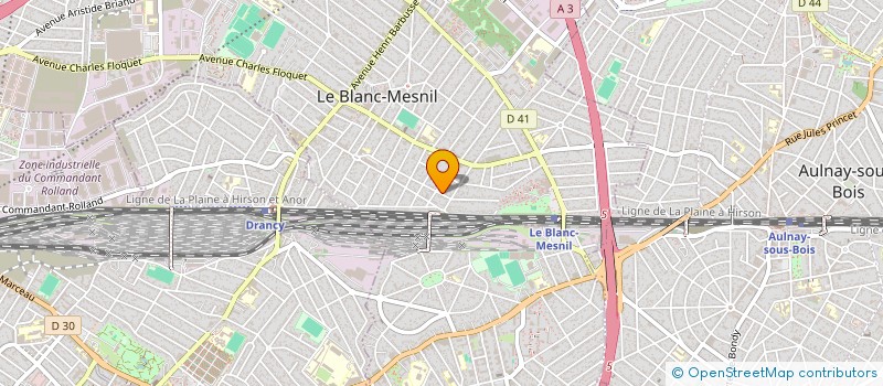 localisation de l'entreprise MONSIEUR MIGUEL GONZALEZ à LE BLANC-MESNIL
