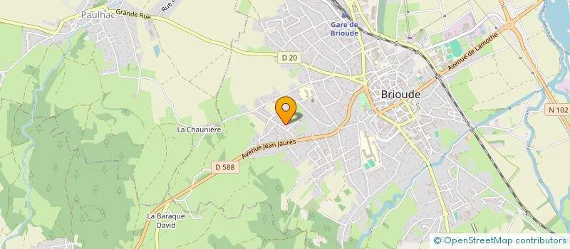 localisation de l'entreprise MONSIEUR MIGUEL GRAFF  BRIOUDE