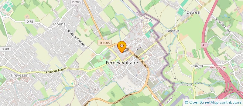 localisation de l'entreprise MONSIEUR MIGUEL GRIMSDITCH à FERNEY-VOLTAIRE