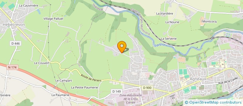 localisation de l'entreprise MONSIEUR MIGUEL HALEZ  AGNEAUX