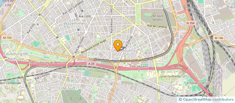 localisation de l'entreprise MONSIEUR MIGUEL HERNANDEZ FRANCO à LILLE