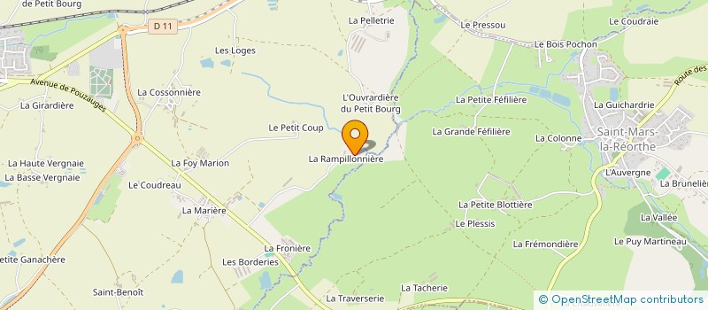 localisation de l'entreprise MONSIEUR MIGUEL HOGNON à LES HERBIERS