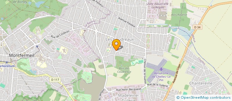 localisation de l'entreprise MONSIEUR MIGUEL HORNEC  CHELLES