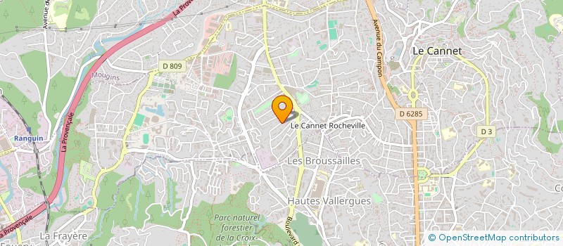localisation de l'entreprise MONSIEUR MIGUEL LEAL à LE CANNET