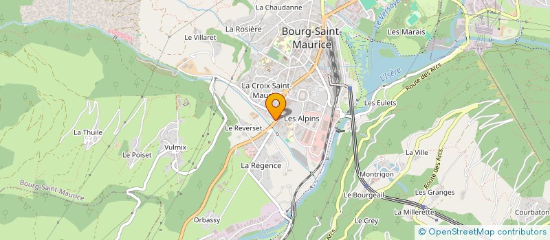 localisation de l'entreprise MONSIEUR MIGUEL LEFEBVRE  BOURG-SAINT-MAURICE