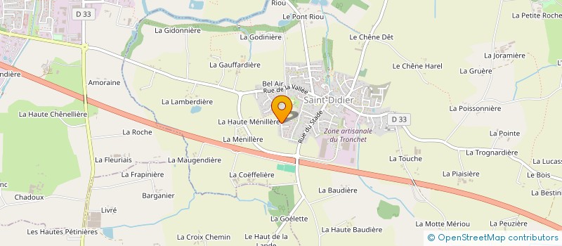 localisation de l'entreprise MONSIEUR MIGUEL LEFEUVRE  SAINT-DIDIER