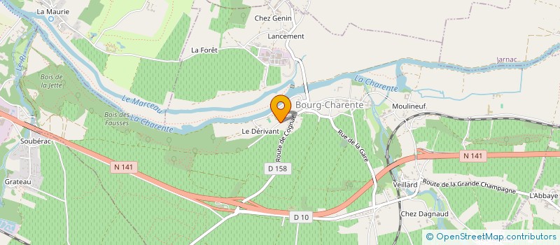 localisation de l'entreprise MONSIEUR MIGUEL LEGER à BOURG-CHARENTE