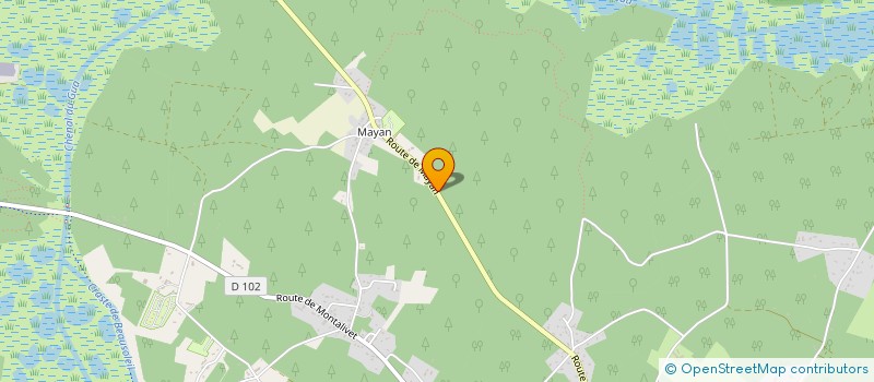 localisation de l'entreprise MONSIEUR MIGUEL LOZANO  VENDAYS-MONTALIVET