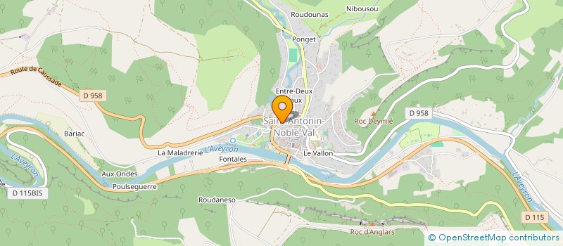 localisation de l'entreprise MONSIEUR MIGUEL MADEIRA AMARAL à SAINT-ANTONIN-NOBLE-VAL