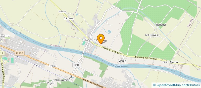 localisation de l'entreprise MONSIEUR MIGUEL MALTAUS  REYNIES