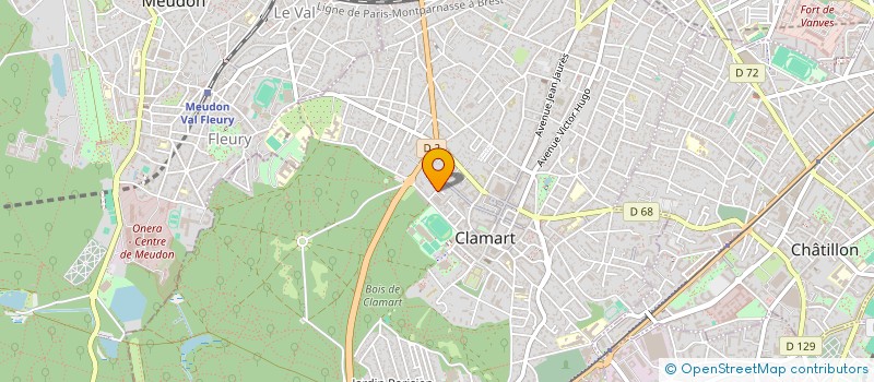 localisation de l'entreprise MONSIEUR MIGUEL MAROUS à CLAMART