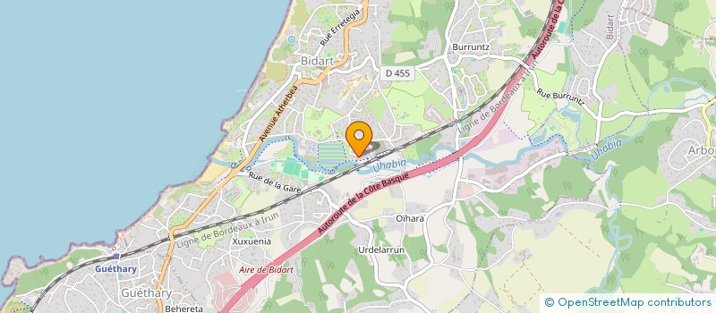 localisation de l'entreprise MONSIEUR MIGUEL MARQUES DE SOUSA  BIDART