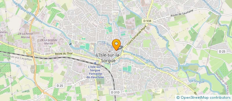 localisation de l'entreprise MONSIEUR MIGUEL MARQUEZ VEGA  L'ISLE-SUR-LA-SORGUE