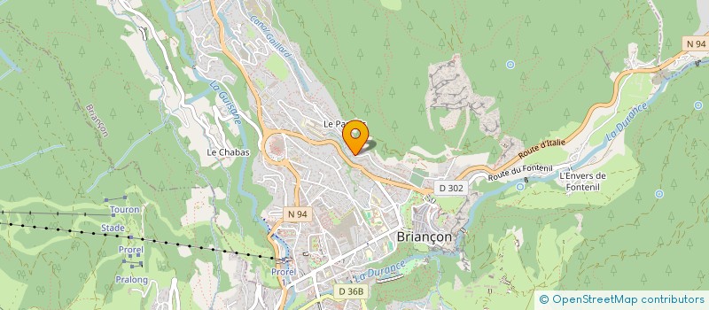 localisation de l'entreprise MONSIEUR MIGUEL MARTIN  BRIANCON