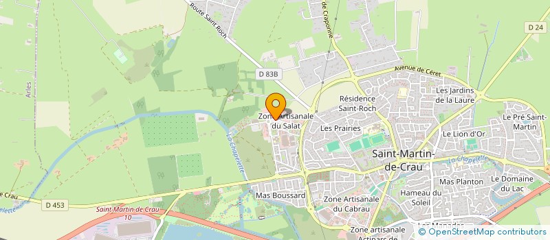 localisation de l'entreprise MONSIEUR MIGUEL MARTINEZ à SAINT-MARTIN-DE-CRAU