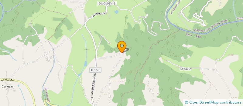 localisation de l'entreprise MONSIEUR MIGUEL MARTINS  JOUQUEVIEL