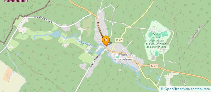 localisation de l'entreprise MONSIEUR MIGUEL MARTINS CARVALHO  CLAIREFONTAINE-EN-YVELINES