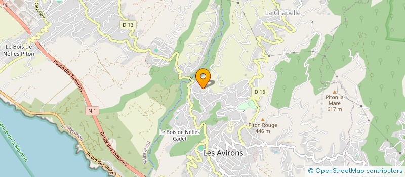 localisation de l'entreprise MONSIEUR MIGUEL MARTINS SALGADO à LES AVIRONS