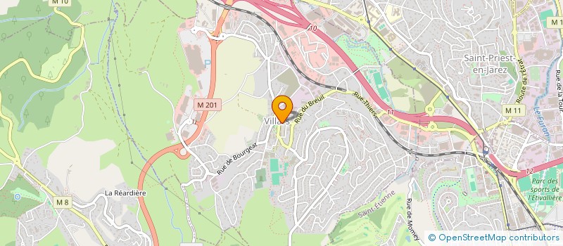 localisation de l'entreprise MONSIEUR MIGUEL MECHIN  SAINT-ETIENNE