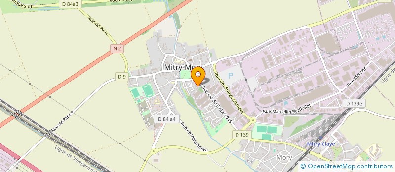 localisation de l'entreprise MONSIEUR MIGUEL MENDES à MITRY-MORY