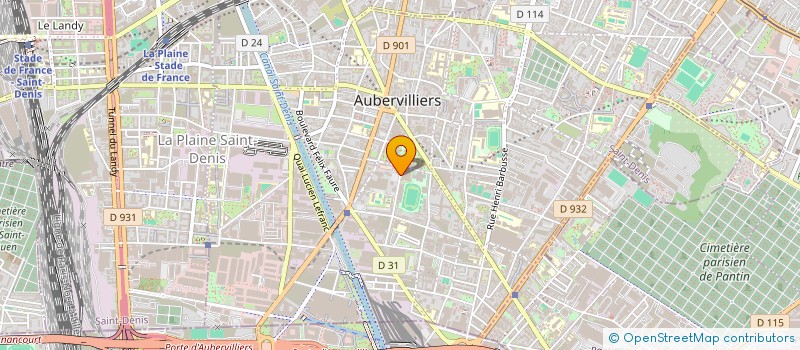 localisation de l'entreprise MONSIEUR MIGUEL MERAT  AUBERVILLIERS