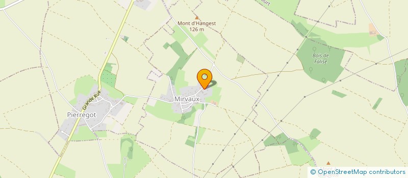 localisation de l'entreprise MONSIEUR MIGUEL METMER  MIRVAUX