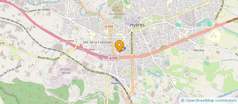 localisation de l'entreprise MONSIEUR MIGUEL MEZA QUINTEROS  HYERES