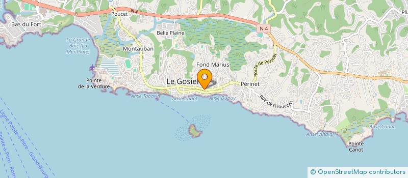 localisation de l'entreprise MONSIEUR MIGUEL MIATH à LE GOSIER