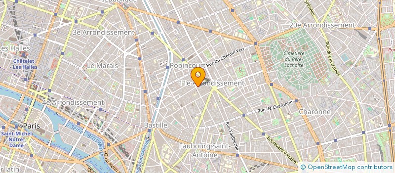 localisation de l'entreprise MONSIEUR MIGUEL MOLINA FERNANDEZ  PARIS