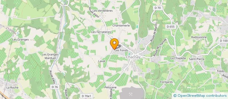 localisation de l'entreprise MONSIEUR MIGUEL MONZO  CHARNAY