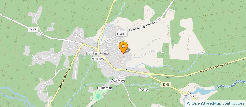 localisation de l'entreprise MONSIEUR MIGUEL MUNOZ  PONTENX-LES-FORGES