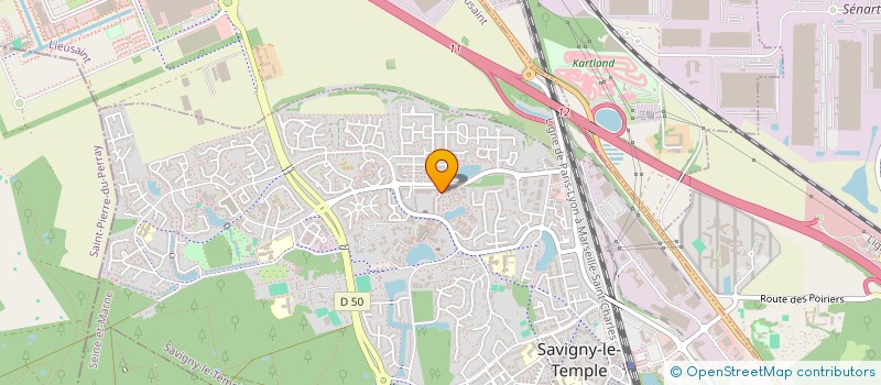 localisation de l'entreprise MONSIEUR MIGUEL NLANDU  SAVIGNY-LE-TEMPLE