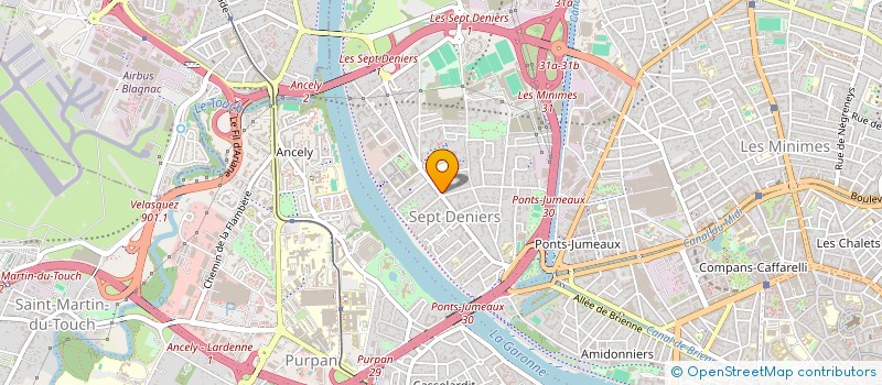 localisation de l'entreprise MONSIEUR MIGUEL OLLEROS DIEZ  TOULOUSE