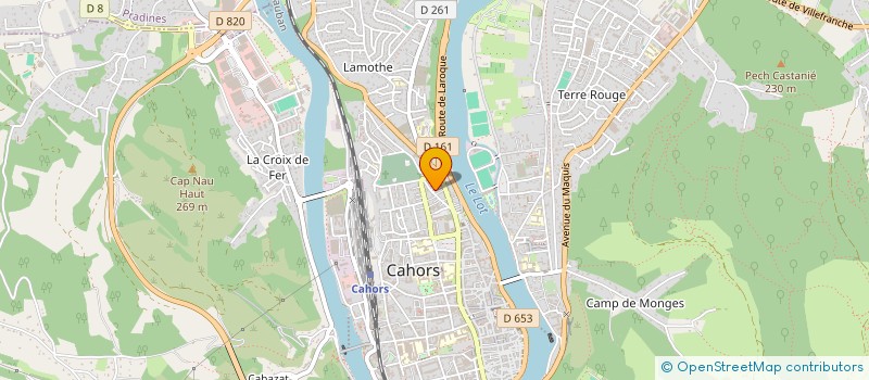 localisation de l'entreprise MONSIEUR MIGUEL ORTIZ  CAHORS