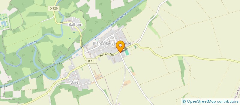 localisation de l'entreprise MONSIEUR MIGUEL PAMART  BLANZY-LA-SALONNAISE