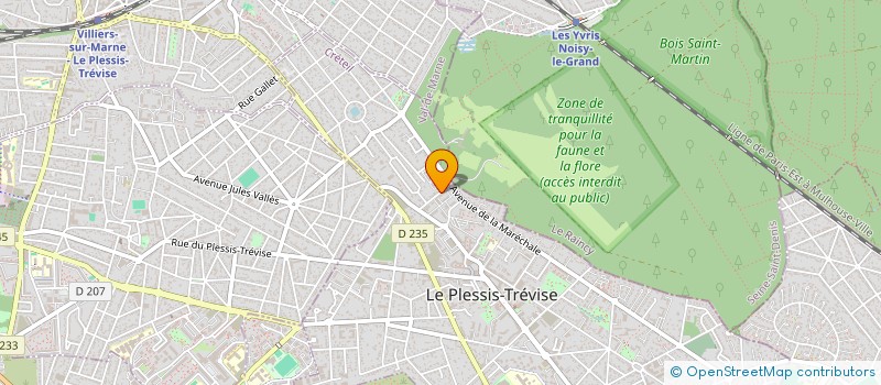 localisation de l'entreprise MONSIEUR MIGUEL PEREIRA BAPTISTA à PLESSIS TREVISE