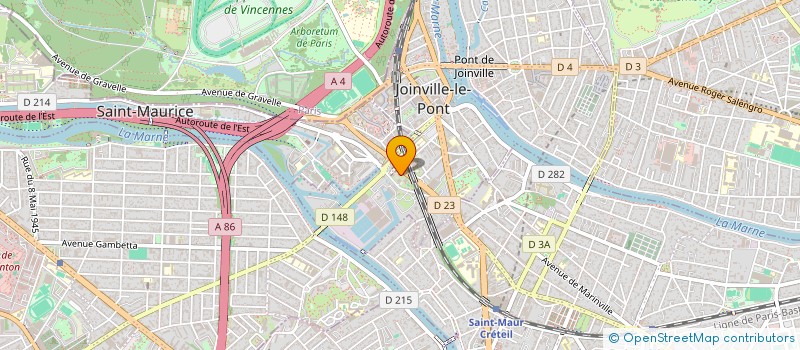 localisation de l'entreprise MONSIEUR MIGUEL PEREZ à JOINVILLE-LE-PONT