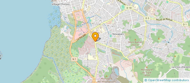 localisation de l'entreprise MONSIEUR MIGUEL PETIT-FRERE  CAYENNE