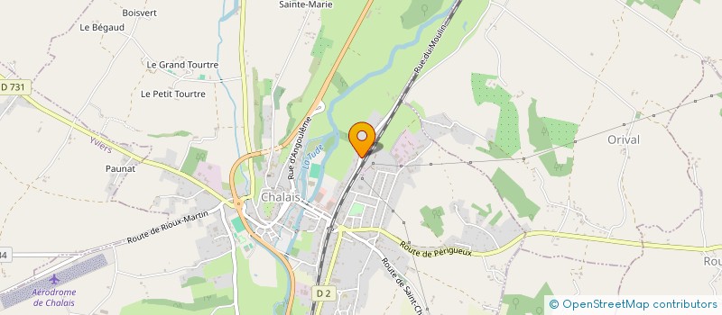 localisation de l'entreprise MONSIEUR MIGUEL PIC à CHALAIS