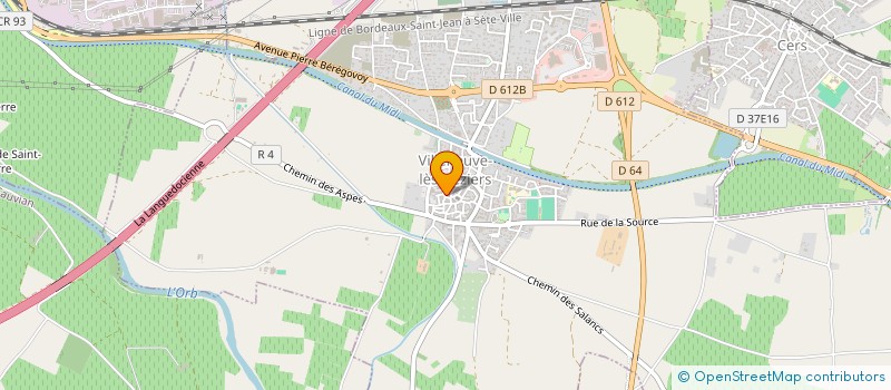 localisation de l'entreprise MONSIEUR MIGUEL PREVOST à VILLENEUVE-LES-BEZIERS
