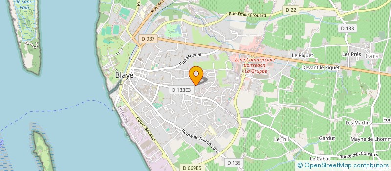 localisation de l'entreprise MONSIEUR MIGUEL REBELO à BLAYE