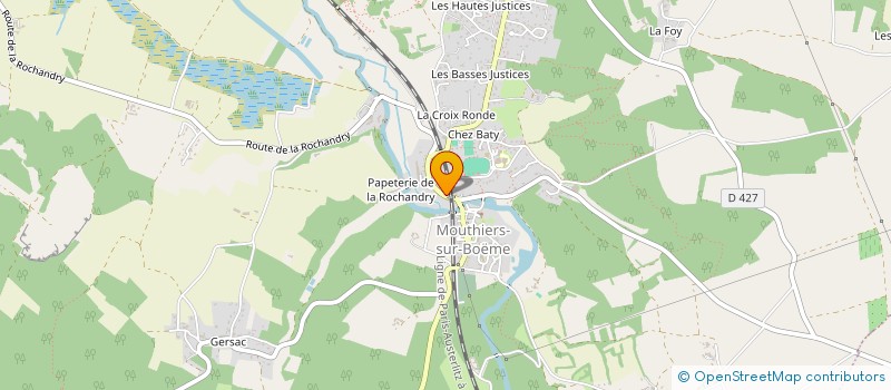 localisation de l'entreprise MONSIEUR MIGUEL SAIANDA  MOUTHIERS-SUR-BOEME