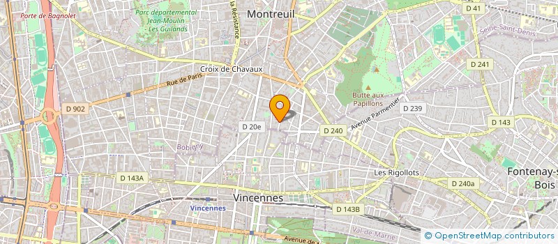 localisation de l'entreprise MONSIEUR MIGUEL SANMARTIN à MONTREUIL