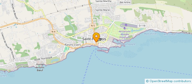 localisation de l'entreprise MONSIEUR MIGUEL SANTANA à SAINT FRANCOIS