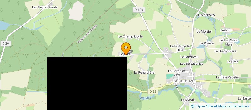 localisation de l'entreprise MONSIEUR MIGUEL SOARES DA SILVA  VALLONS-DE-L'ERDRE