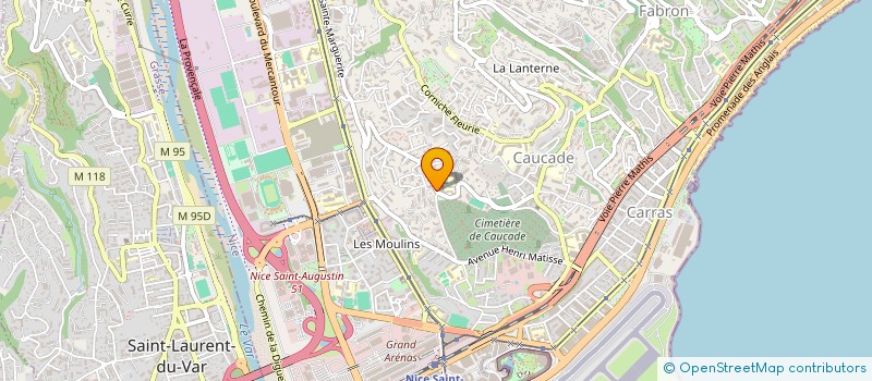 localisation de l'entreprise MONSIEUR MIGUEL THOMAS  NICE