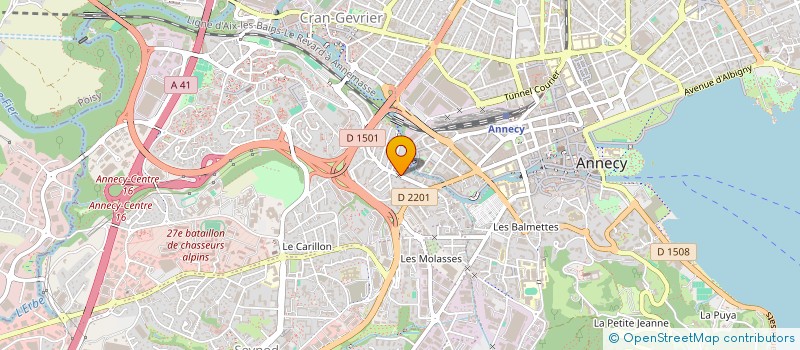 localisation de l'entreprise MONSIEUR MIGUEL TURNES à ANNECY