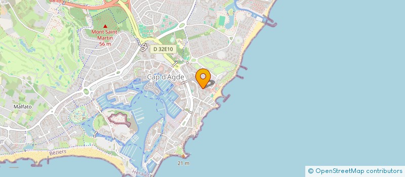 localisation de l'entreprise MONSIEUR MIGUEL VAN DEN BROECKE à AGDE