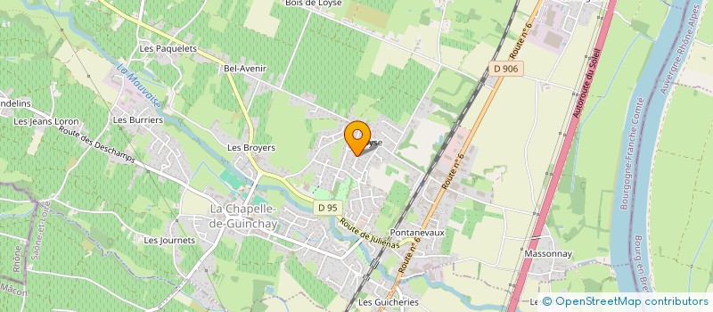 localisation de l'entreprise MONSIEUR MIGUEL VIEIRA  LA CHAPELLE-DE-GUINCHAY